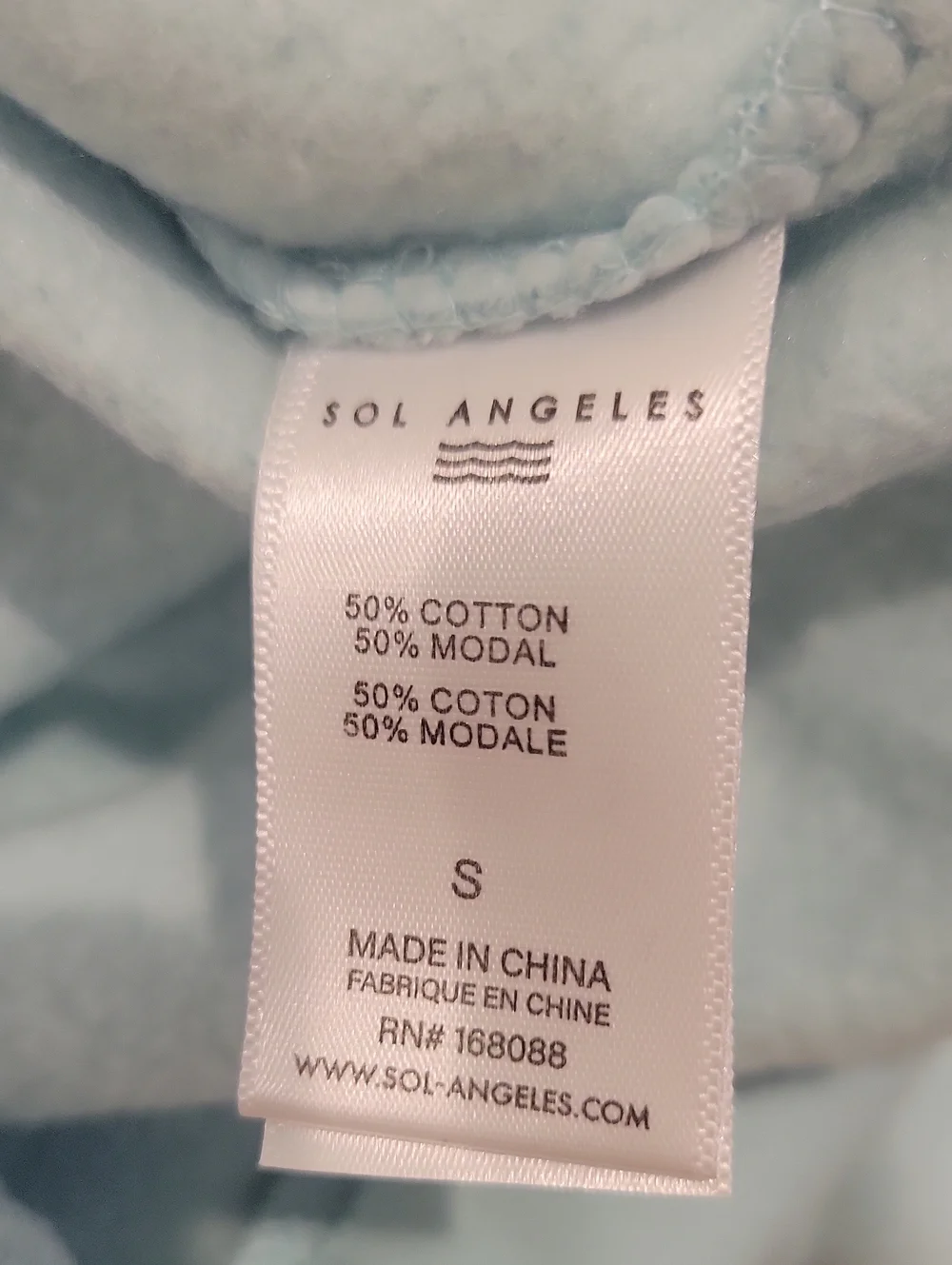 Sol Angeles Maui Men's Pullover Hoodie in Sea Glass Size S
